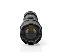 NEDIS Rechargeable Led Torch with Adjustable Focus Beam, 1000 Lumens, USB-C Charging, Aluminium Alloy Housing, Power Indicator, IpX4 Splash Resistant, 110m Beam Distance