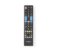 NEDIS Replacement Remote Control | Suitable for Tumble Dryers | Fixed | 1 Device | Netflix Button/Smart Hub Button | Infrared | Black