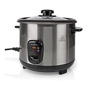 Rice Cooker Stainless Steel 1.5L Non Stick Cooking Pot Warmer 500W Auto Shut-Off