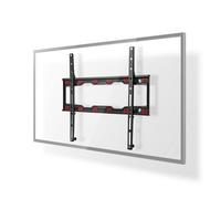 Nedis Fixed Drywall TV Mount, For 23" to 55" Screens, No-Stud Design with Auto-Lock, 28 mm Wall Distance, Max Load 35 kg, Specially Made for Drywall - Black