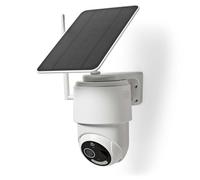 Nedis 4G LTE Cellular Wireless Solar Battery Camera No WiFi Needed Home CCTV UK
