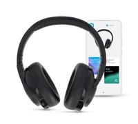 Nedis Smart Bluetooth Over-Ear Headphones, Hybrid Anc & Enc 28H Playtime, Usb-C, Mic, Eq , App & Voice Control, Foldable - Black