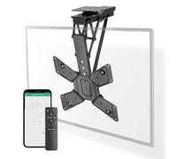 Nedis Smart Motorised Folding TV Ceiling Mount Bracket for 23-65" Screen Max 30kg Adjustable Tilt and Swivel with Remote and App Control