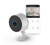 NEDIS Smart Wi-Fi Indoor Camera, 3MP Full HD 1296p, Motion Detection, 10m Night Vision, Human Detection & Custom Zones, 2-Way Audio, MicroSD or Cloud Storage, Privacy Mode - White