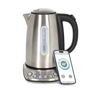 Nedis 1.7L Smart Stainless Steel Digital Kettle Alexa Google Voice 2200W Silver