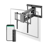 Nedis Smart W-Fi Motorised Lift Electric TV Wall Mount Bracket for 37-75" Screen Max 35kg Adjustable Height Tilt and Swivel with Remote and App Control