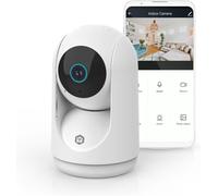 Nedis Smart WiFi Indoor Camera HD Pan Tilt Motion Track Night Vision 2-Way Audio