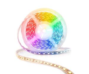NEDIS Smartlife 5.0m LED Strip, RGB Warm to Cool White, Wi-Fi Controlled No Hub Required, Double Sided Adhesive, Easy Installation - Compatible with Alexa Google Assistant