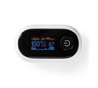 Nedis SmartLife Bluetooth Pulse Oximeter with OLED Display and Audible Alarm