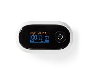 Nedis SmartLife Bluetooth Pulse Oximeter with OLED Display and Audible Alarm