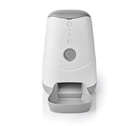 Nedis Smartlife Pet Food Dispenser, Automatic Dry Food Feeder with 3.7L Removable Container, Programmable Portion Control in 20ml Steps, Remote Feeding via App, Push Notifications