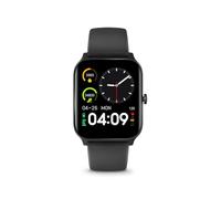 NEDIS SmartLife SmartWatch - LCD Screen - Waterproof IP68 - Up to 10 Days of Battery Life - Compatible with Android and iOS - Black, Black/White, One Size, Modern