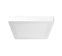 Nedis Smartlife Wi-Fi Ceiling Light, Adjustable Colour Temperature Warm to Cool White, Dimmable, 30cm Square Slim Aluminium - Voice Control Compatible with Alexa and Google Home