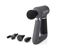 Nedis Sports Massage Gun, 6-Speed with 4 Attachments, Brushless Motor for Muscle Recovery & Relaxation, Triangular Handle, Rechargeable - Grey