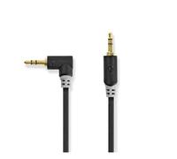 Nedis Stereo Audio Cable Jack 3.5mm Straight to Jack 3.5mm Angled 1m