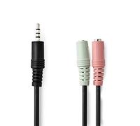 NEDIS 3.5 mm Male Headphone Audio Cable - 2 x 3