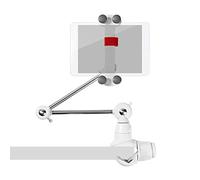 NEDIS Tablet & Smartphone Holder, Adjustable 360° Full Motion Lazy Mount Clamp Interactive Stand with Foldable Arm for 4-12" Phones and Tablets