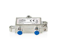 Nedis Tv Aerial & Satelliite Sat Uhf Vhf F 2 Way Combiner