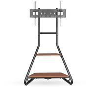 Nedis TV Bodenständer 37-75" | maximal unterstützes Bildschirmgewicht: 40 kg | Bauhaus Design | Einstellbare