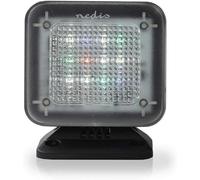 NEDIS TV Simulator Home Security Light with Flashing LED - Deter Intruders - Timer & Dusk Sensor - Low Energy USB Powered