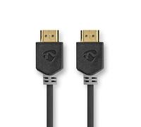 Nedis Ultra High Speed HDMI Cable, Supports 8K@60Hz, 4K@120Hz, Dynamic HDR, 48Gbps Bandwidth, Low EMI, 2-Way Data, Gold Plated Connectors, HDMI to HDMI - 1.00m