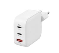 Nedis Universal GaN 100W Fast Wall Charger with 2x USB-C and 1x USB-A Ports