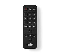 Nedis Universal Remote Control for TV,DVD,Multimedia,SATA, 2 Devices, PC Programmable,Large Buttons