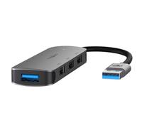 Nedis USB-A 3.2 Gen 1 Hub with 4 Ports Ultra-Fast Transfer Up to 5 Gbps, Grey