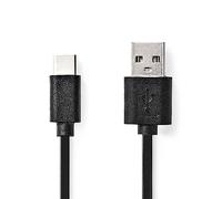 NEDIS USB-C 2.0 Cable, 480 Mbps, 2.0m - Connect Smartphones or Tablets to Your PC or MacBook, Sync & Charge