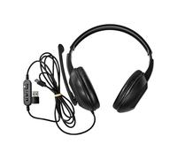 Nedis USB-C Circumaural Stereo PC Headset with USB-A Adapter and Foldable Mic
