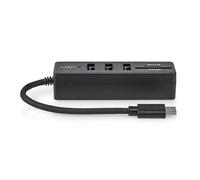 Nedis USB-C Hub With 3x USB 3.2 Gen 1 Ports And SD/MicroSD Card Reader, Connect Multiple USB-A Devices To Notebook, Superspeed 5 Gbps Data Transfer