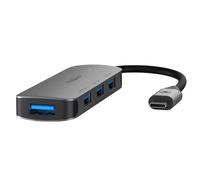 Nedis USB-C Hub with 4 USB-A 3.2 Gen 1 Ports Ultra-Fast Transfer 5 Gbps, Grey