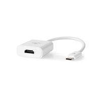 Nedis USB C to HDMI 4K Adapter, Thunderbolt 3 Compatible for Mac and Windows