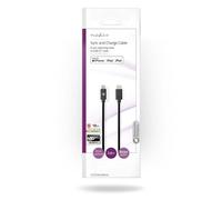 Nedis USB C Type C to Lightning Cable 2m [MFi Certified] Charger for iPhone 12