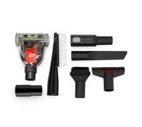 Nedis Vacuum Cleaner Starter Kit, Fits 32-35mm Vacuums - Universal Car Cleaning Tools with Long Crevice Nozzle, Hand Turbo Brush, Dashboard Brush, Upholstery Nozzle