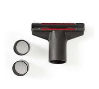 Nedis Vacuum Cleaner Upholstery Universal Nozzle With Adapter Rings, Suitable For All 30-35 mm Domestic Vacuums - Black