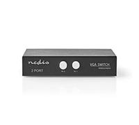 Nedis 2 in 1 out VGA SVGA 2 Port Sharing Select Switch LCD PC TV Monitor Video