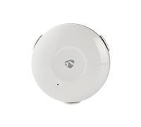 Nedis Wi-Fi Connected Smart Water Detector Round with 50dB Alarm, White