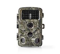 Nedis Wildlife Camera HD Trail 16MP 120 Degree 15m Black LED Night Vision Motion Activated Hunting Camera IP65 Waterproof 0.6s Trigger Time for Wildlife Monitoring