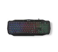 Nedis Wired Gamer Keyboard with U.S. LED Backlit Layout