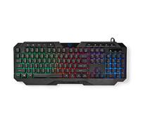 Nedis Wired Gaming Membrane Keyboard QWERTY with LED Backlight