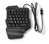 Nedis Wired Gaming USB-A Keyboard Universal RGB Membrane Cable 1.60m