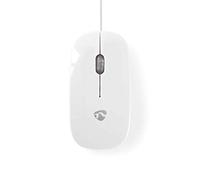 NEDIS MSWD200 Scroll Wheel PC Mouse 2 Way White