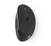 Nedis Wireless Mouse, Ergonomic Design with Optical Tracking, 6 Buttons, Adjustable DPI 800/1000/1600, 2.4 GHz, USB Nano Receiver, Battery Powered