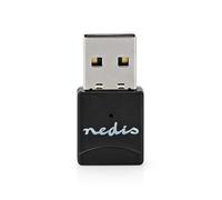 Nedis Wireless Network Dongle, AC600 Dual Band USB 2.0 Adapter, 2.4 GHz, 150 Mbps, 5 GHz, 433 Mbps - Long Range Antenna