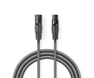 Nedis XLR 3-Pin Male-Female 0.5m