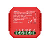 Nedis Zigbee 3.0 2.5W Smart Switch for Garage Door Openers, Red