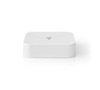 Nedis Zigbee Wireless Gateway for Connecting Up to 40 Zigbee Products via Nedis SmartLife App, 35 m Range, Compatible with Android and iOS, White