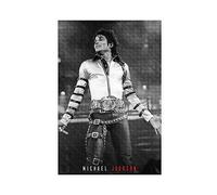 NEDOES Michael Jackson 1 Canvas Poster Wall Art Decor Print Picture Paintings for Living Room Bedroom Decoration Unframe-style 12x18inch(30x45cm)