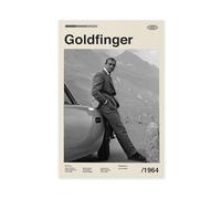 NEDOES Sean Connery Film Poster Canvas Poster Wall Art Decor Print Picture Paintings for Living Room Bedroom Decoration Unframe-style 12x18inch(30x45cm)